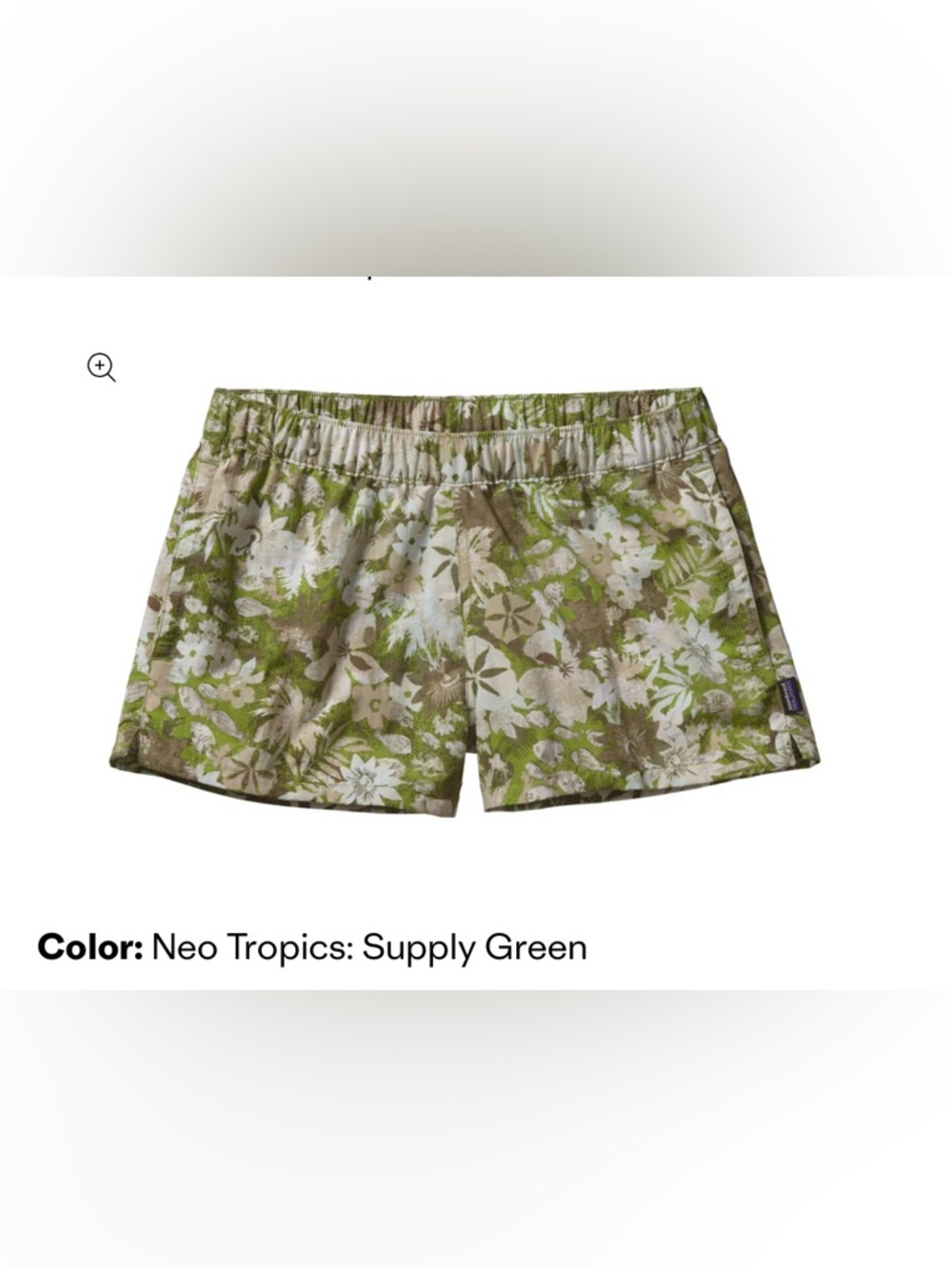 Women's Patagonia baggies 2.5" M